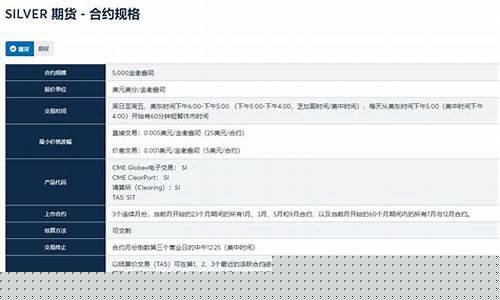 白银期货合约(白银期货合约价格)_http://www.czdghg.com_郑商所_第1张