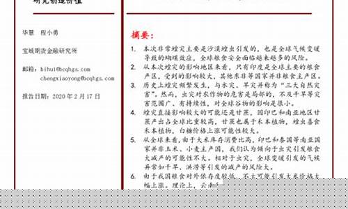 蝗灾粮食期货(2021年蝗灾)_https://www.czdghg.com_大商所_第1张