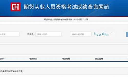 期货从业查成绩(期货从业考试成绩查询)_https://www.czdghg.com_郑商所_第1张