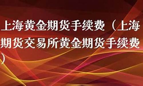 上海黄金期货手续费(上海黄金期货)_https://www.czdghg.com_上期所_第1张