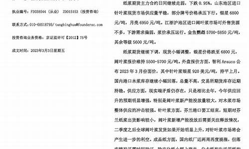 纸浆期货论坛(纸浆期货论坛网站)_http://www.czdghg.com_上期所_第1张